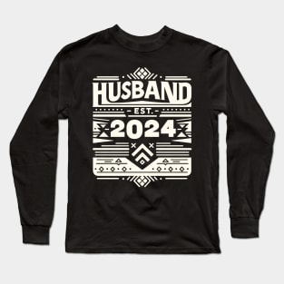 Husband Est. 2024 Long Sleeve T-Shirt
